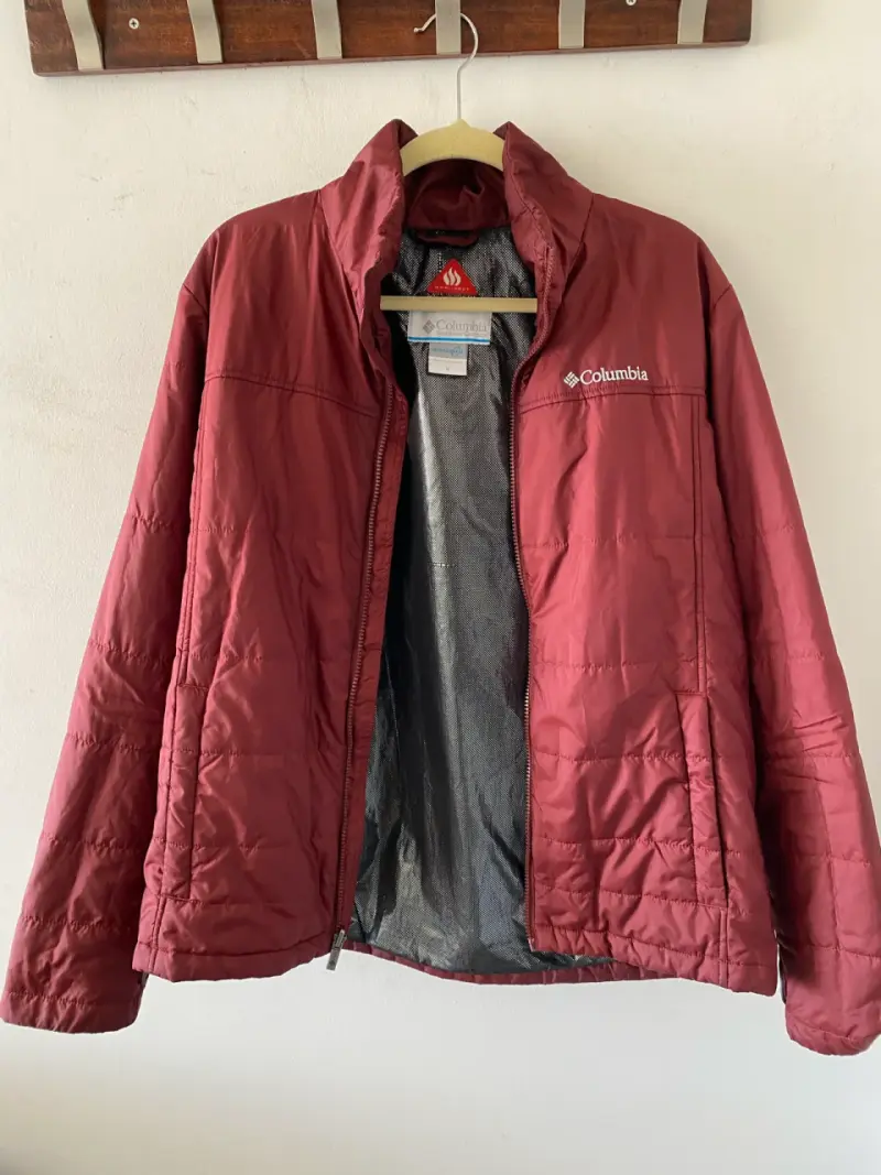 Chaqueta Columbia Omni-Heat roja para hombre - 1