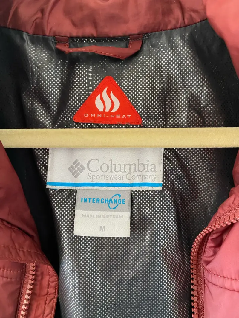 Chaqueta Columbia Omni-Heat roja para hombre - 2