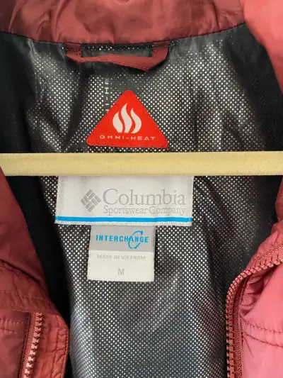Chaqueta Columbia Omni-Heat roja para hombre - miniatura 2