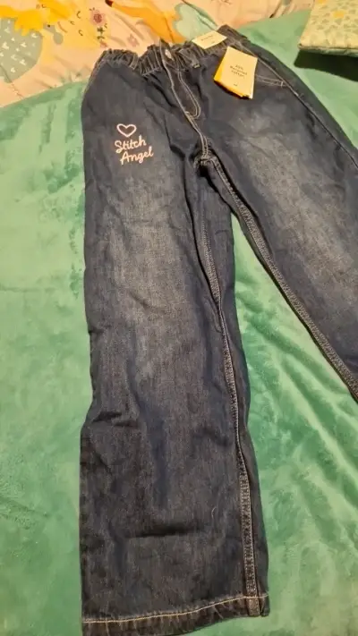 Pantalones de mezclilla Stitch Angel para niños - miniatura 3