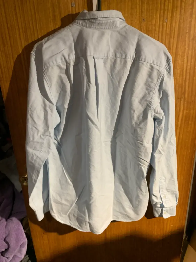 Camisa Lacoste  celeste de hombre regular fit - 2