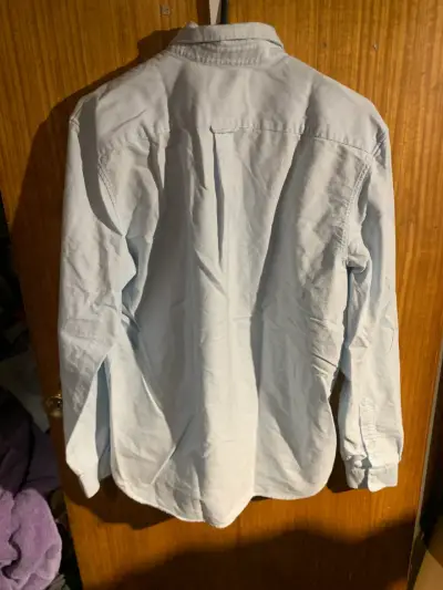 Camisa Lacoste  celeste de hombre regular fit - miniatura 2