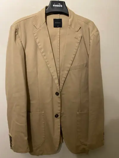 Blazer Beige Basement Talla M - miniatura 1