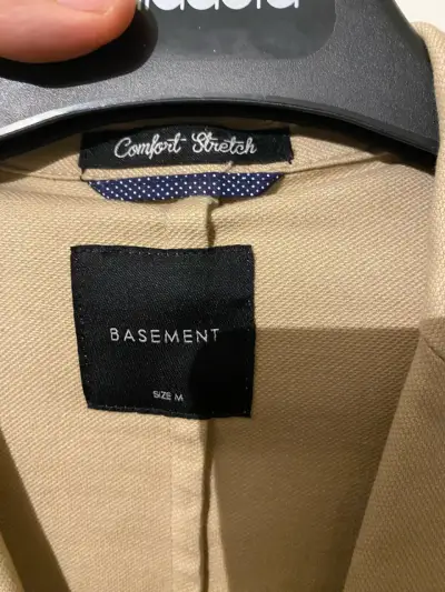 Blazer Beige Basement Talla M - miniatura 4