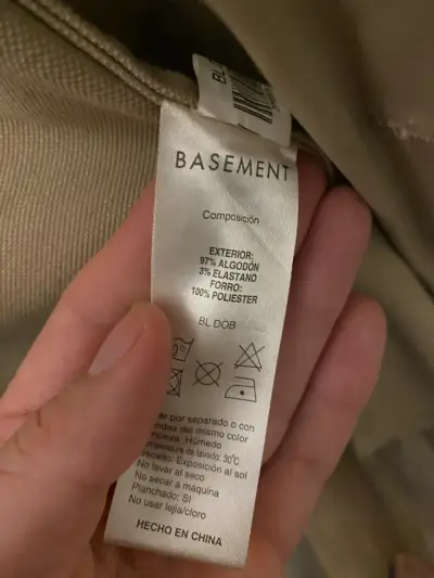 Blazer Beige Basement Talla M - miniatura 5