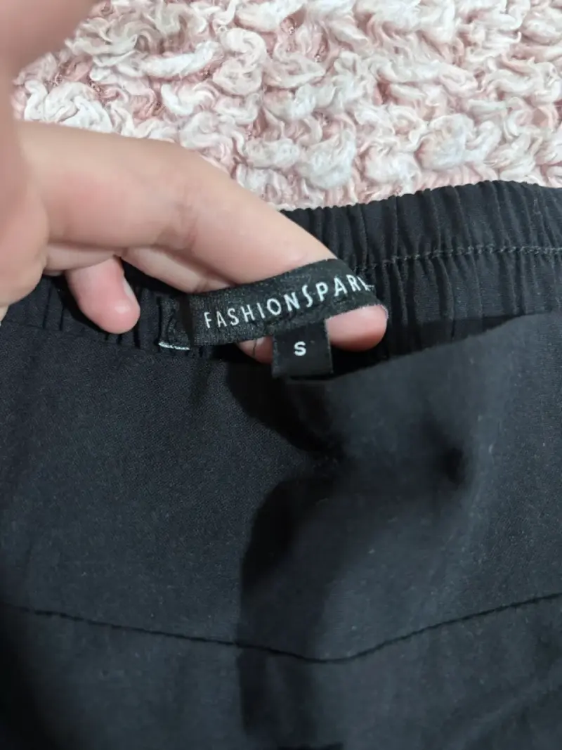 Falda pantalón negra Fashion Spark talla S - 3