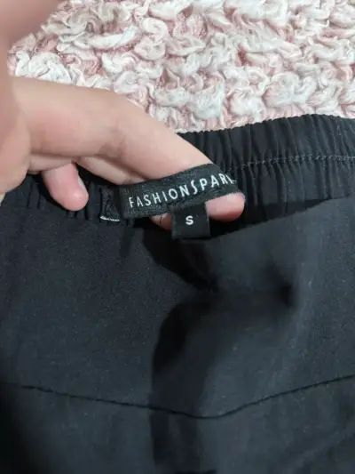 Falda pantalón negra Fashion Spark talla S - miniatura 3
