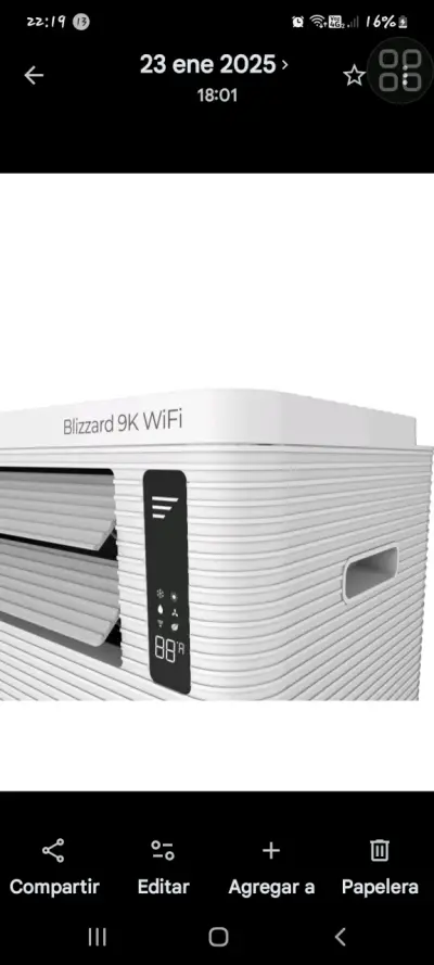 Aire Acondicionado Portátil Taurus Blizzard 9K WiFi - miniatura 3