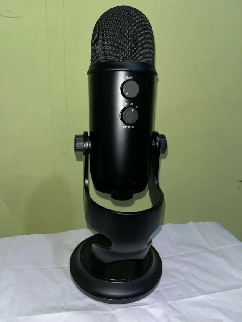 Micrófono USB Blue Yeti, Negro, Control de volumen - 5