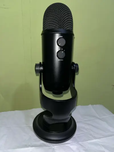 Micrófono USB Blue Yeti, Negro, Control de volumen - miniatura 5