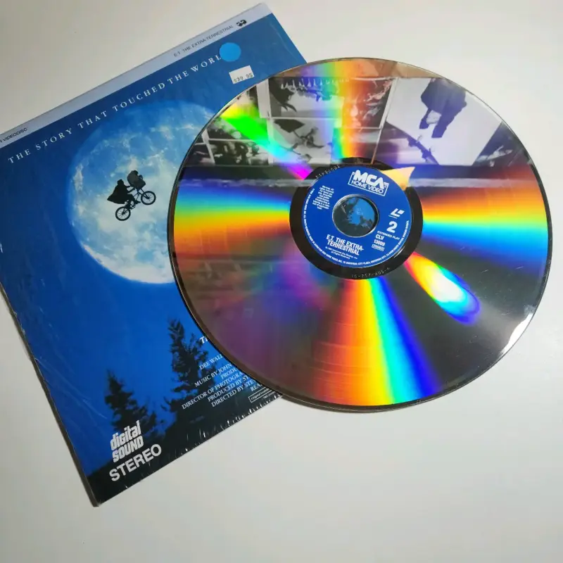 Laserdisc película E.T. El Extraterrestre 1988 - 4