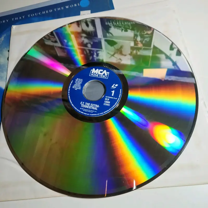 Laserdisc película E.T. El Extraterrestre 1988 - 6