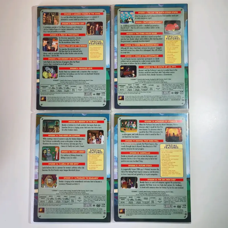 SET DVD FUTURAMA TEMPORADA 3 - 6
