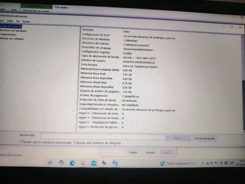 Laptop Acer Aspire A515-52 con Intel Core i5 - 1