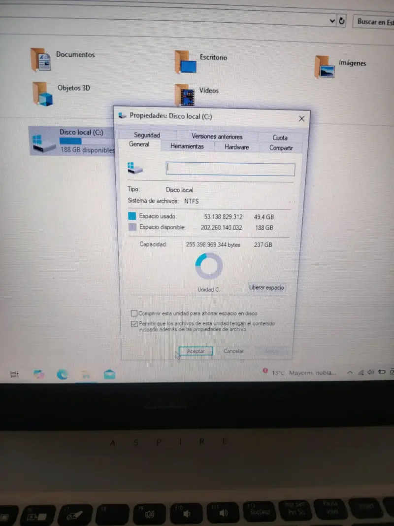 Laptop Acer Aspire A515-52 con Intel Core i5 - 3