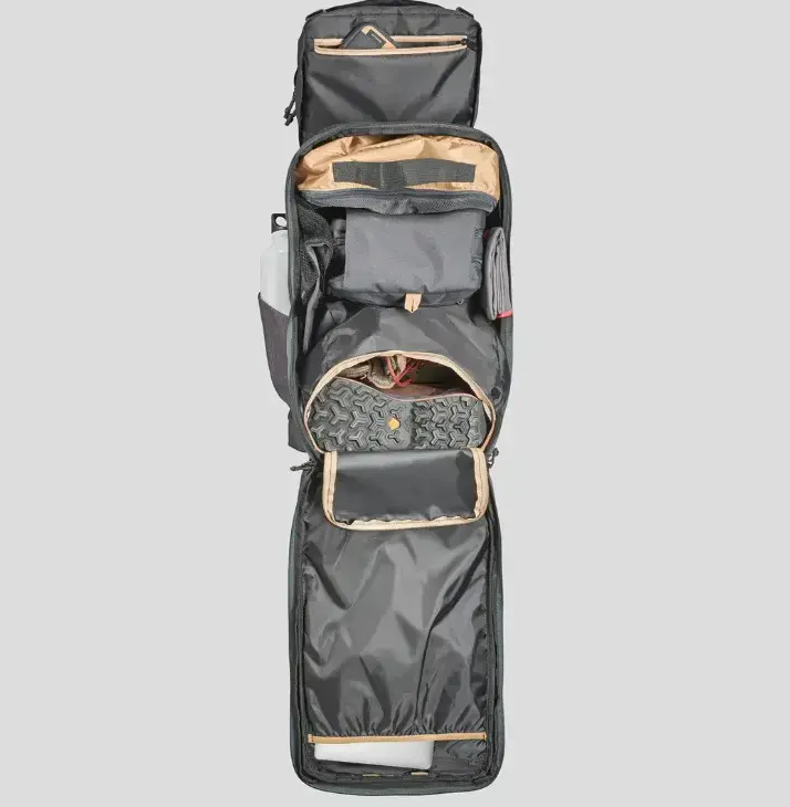 Mochila de viaje Forclaz 40L con funda impermeable - 4