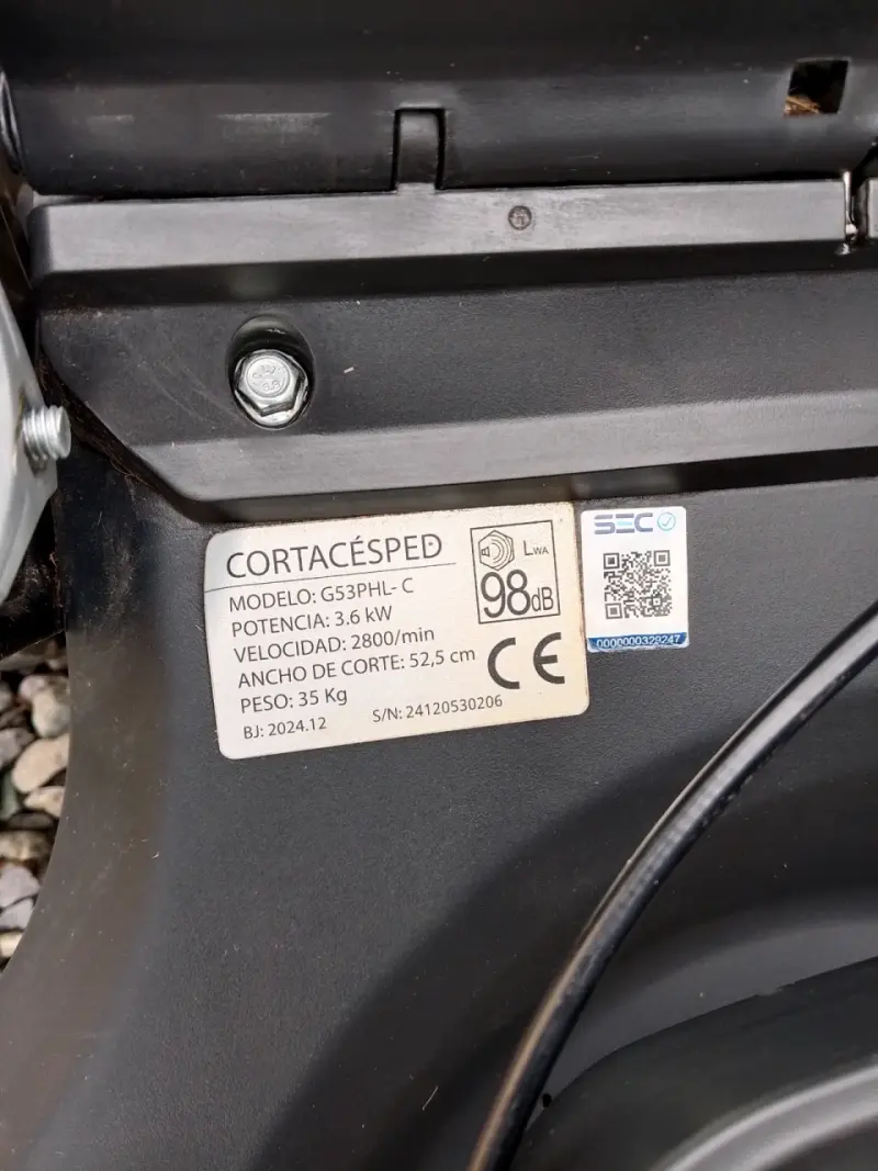 Cortacésped a gasolina Trex con ruedas grandes - 5