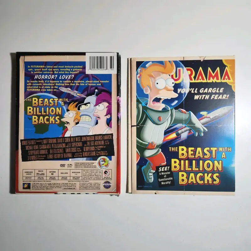 DVD FUTURAMA LA BESTIA CON BILLONES DE BRAZOS - 3