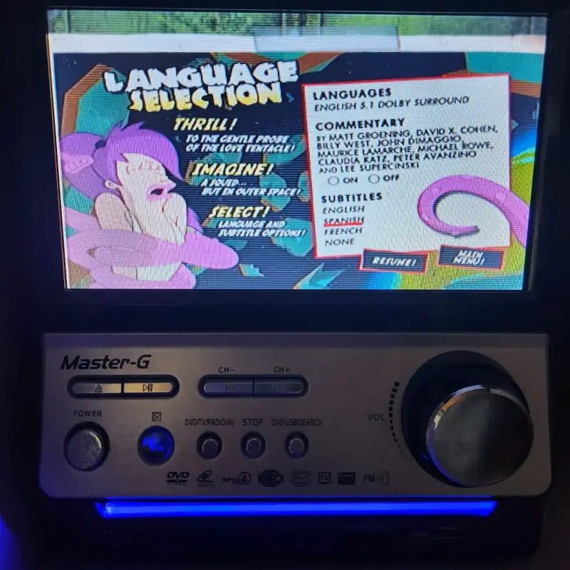 DVD FUTURAMA LA BESTIA CON BILLONES DE BRAZOS - 6