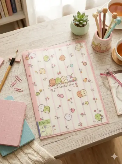 Set de Papelería Kawaii My Melody y Rilakkuma - miniatura 3