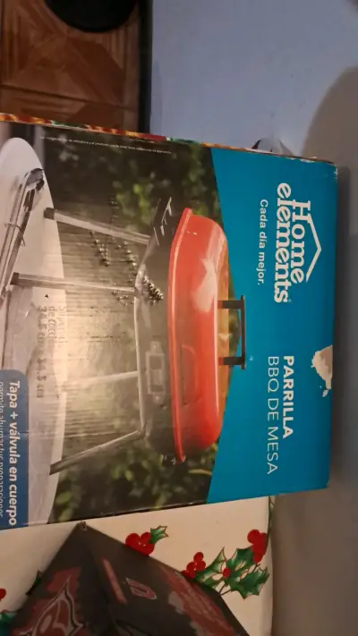 Parrilla BBQ de Mesa Home Elements roja - miniatura 1