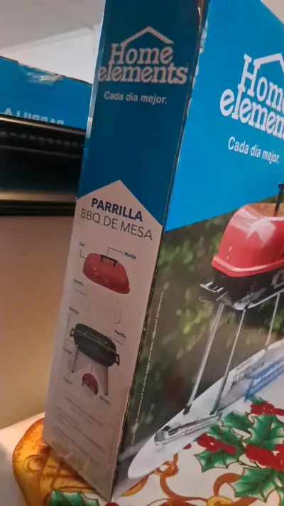 Parrilla BBQ de Mesa Home Elements roja - miniatura 3
