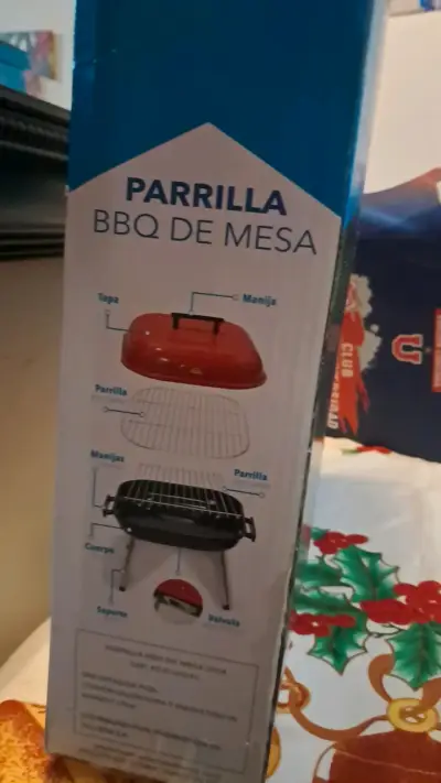 Parrilla BBQ de Mesa Home Elements roja - miniatura 4