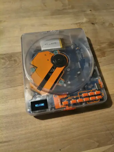 Reproductor de CD portátil con Bluetooth - miniatura 1