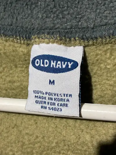 ♻️Chaleco polar verde Old Navy para hombre - miniatura 3