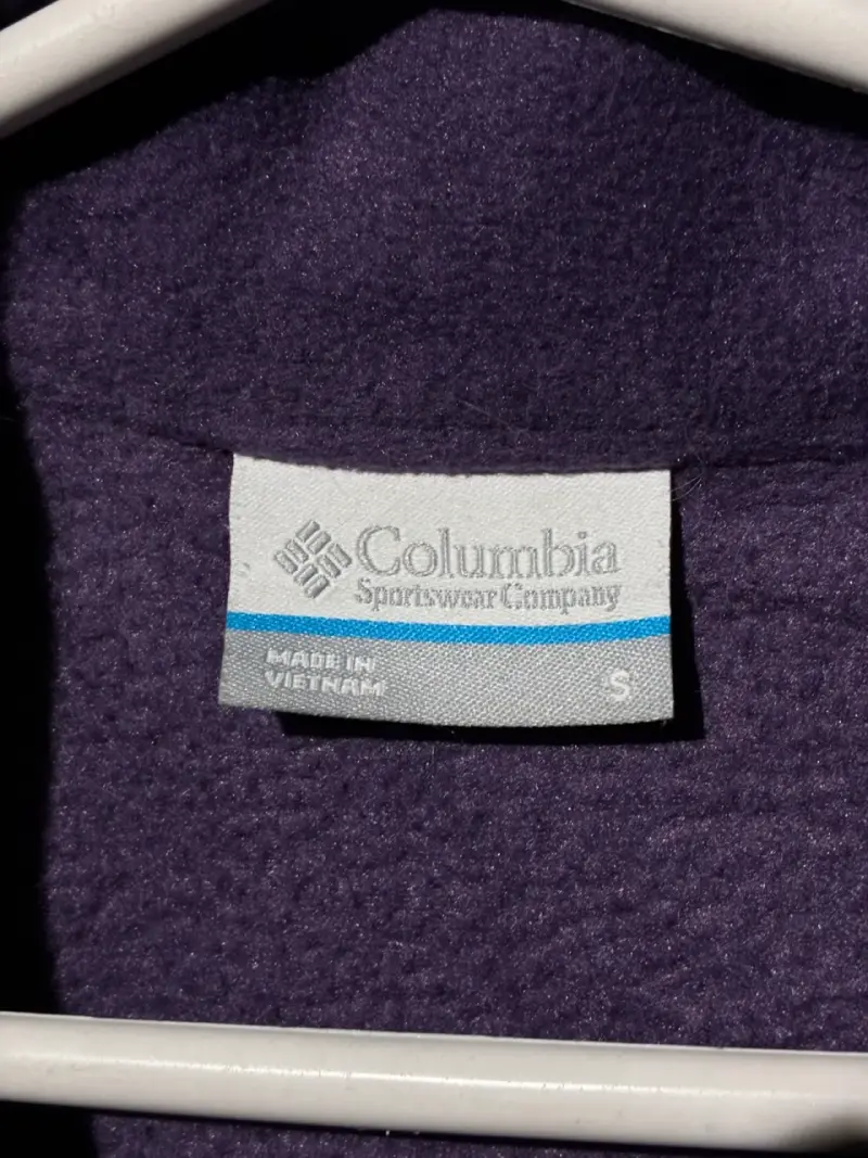 ♻️Chaleco polar sin mangas Columbia morado - 3