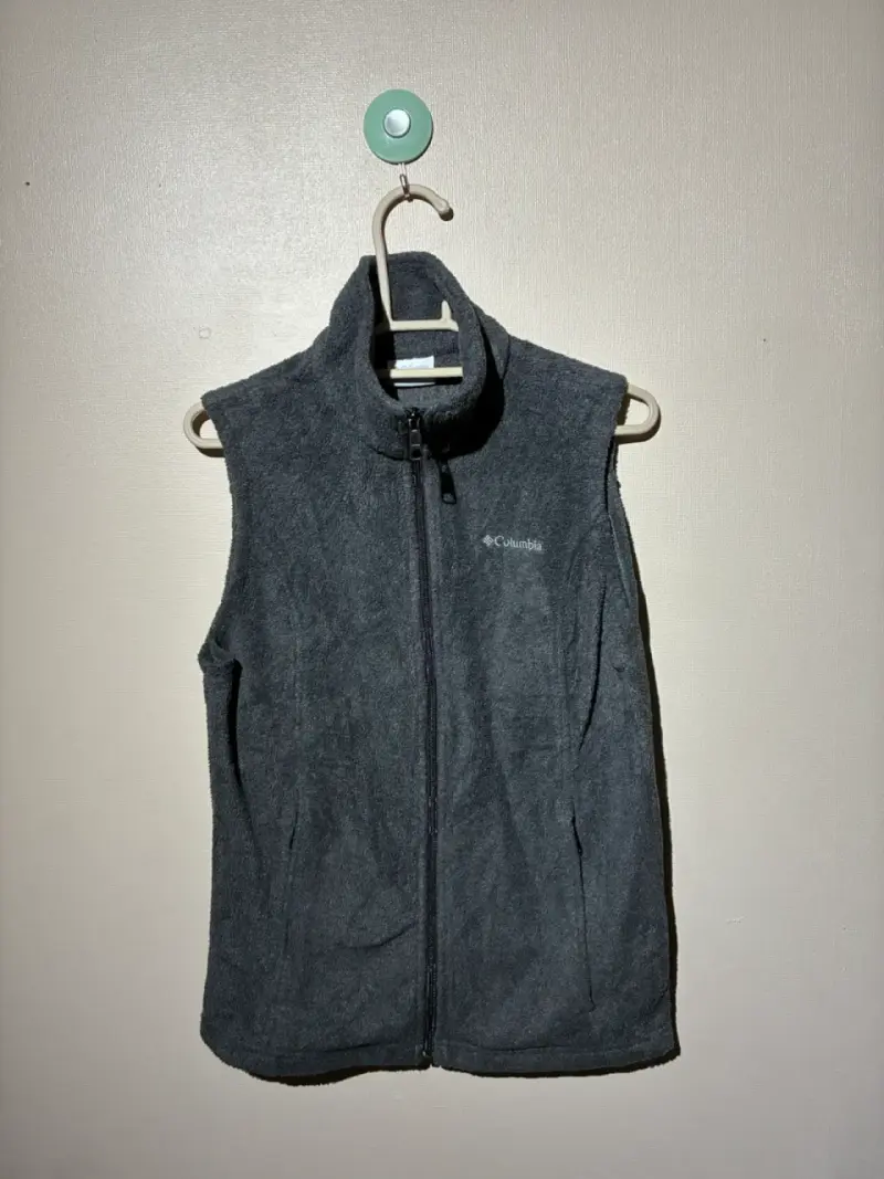 ♻️Chaleco polar sin mangas Columbia gris - 1