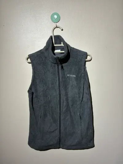 ♻️Chaleco polar sin mangas Columbia gris - miniatura 1
