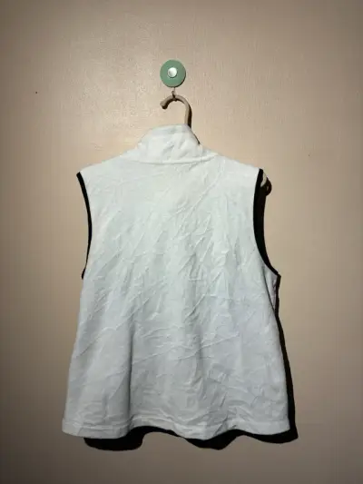 ♻️Chaleco sin mangas blanco Calvin Klein - miniatura 2