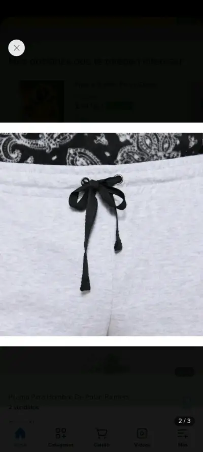 Pijama para hombre Palmer's diseño paisley - miniatura 2