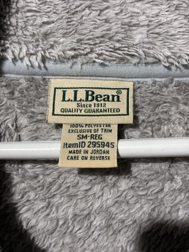 ♻️Chaqueta polar gris L.L.Bean con cierre - 3