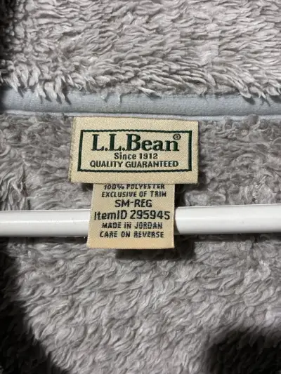 ♻️Chaqueta polar gris L.L.Bean con cierre - miniatura 3