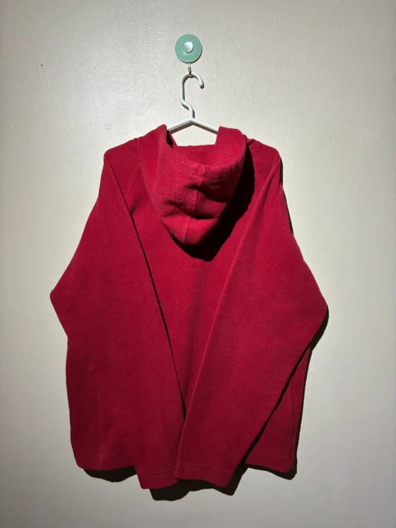 ♻️Polerón con capucha rojo Nautica para hombre - 2