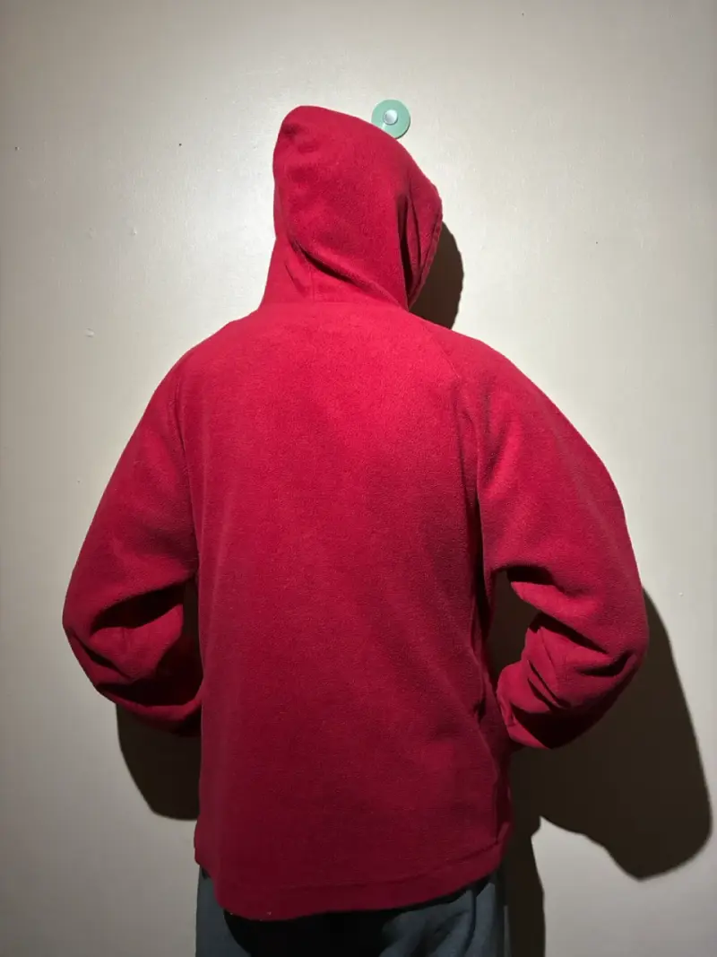 ♻️Polerón con capucha rojo Nautica para hombre - 5