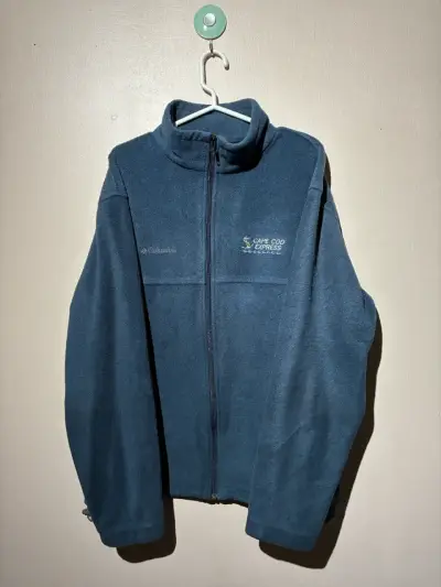 ♻️Chaqueta de polar Columbia azul marino - miniatura 1