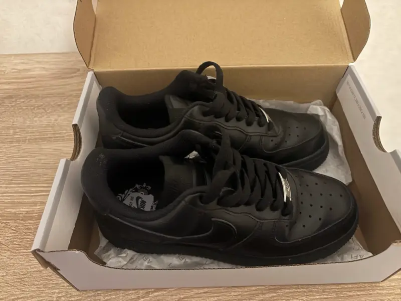 Zapatillas negras Nike Air Force 1 para mujer 37 - 2