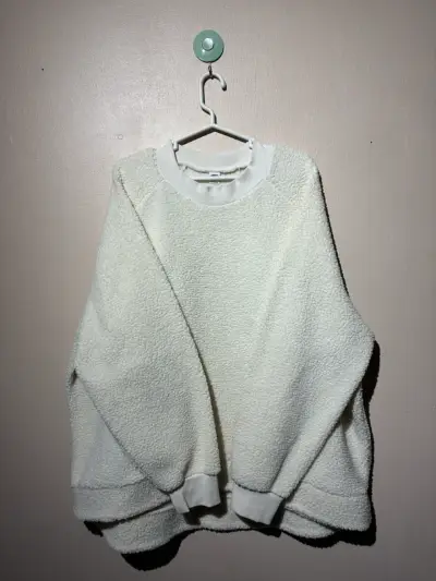 ♻️Polerón de lana Old Navy blanco talla XXL - miniatura 1
