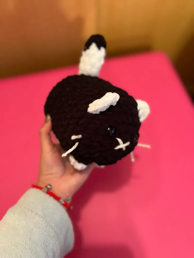 Gato waton a crochet hermoso - 2