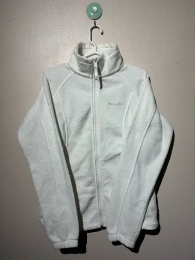 ♻️Chaqueta polar blanca Columbia para mujer - miniatura 1