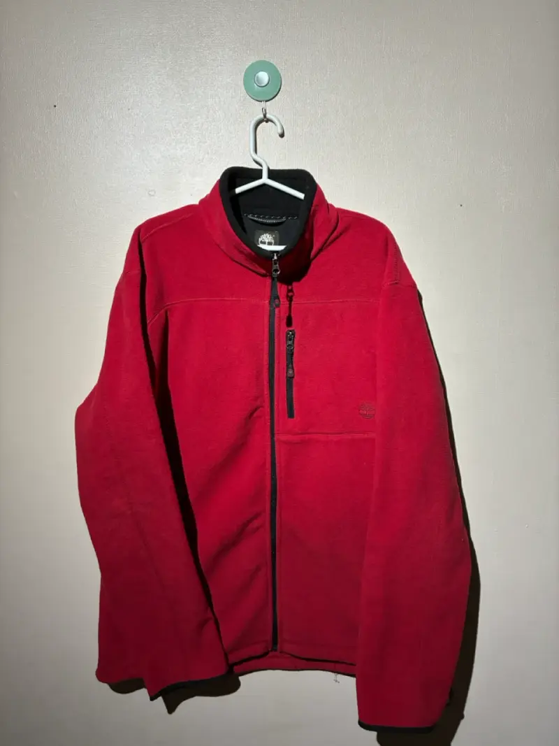 ♻️Chaqueta polar roja Timberland para hombre - 1