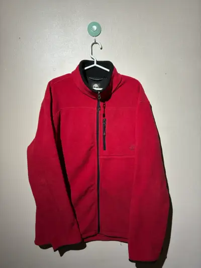 ♻️Chaqueta polar roja Timberland para hombre - miniatura 1