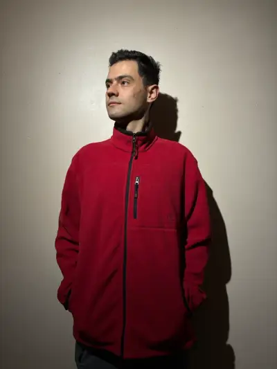 ♻️Chaqueta polar roja Timberland para hombre - miniatura 3