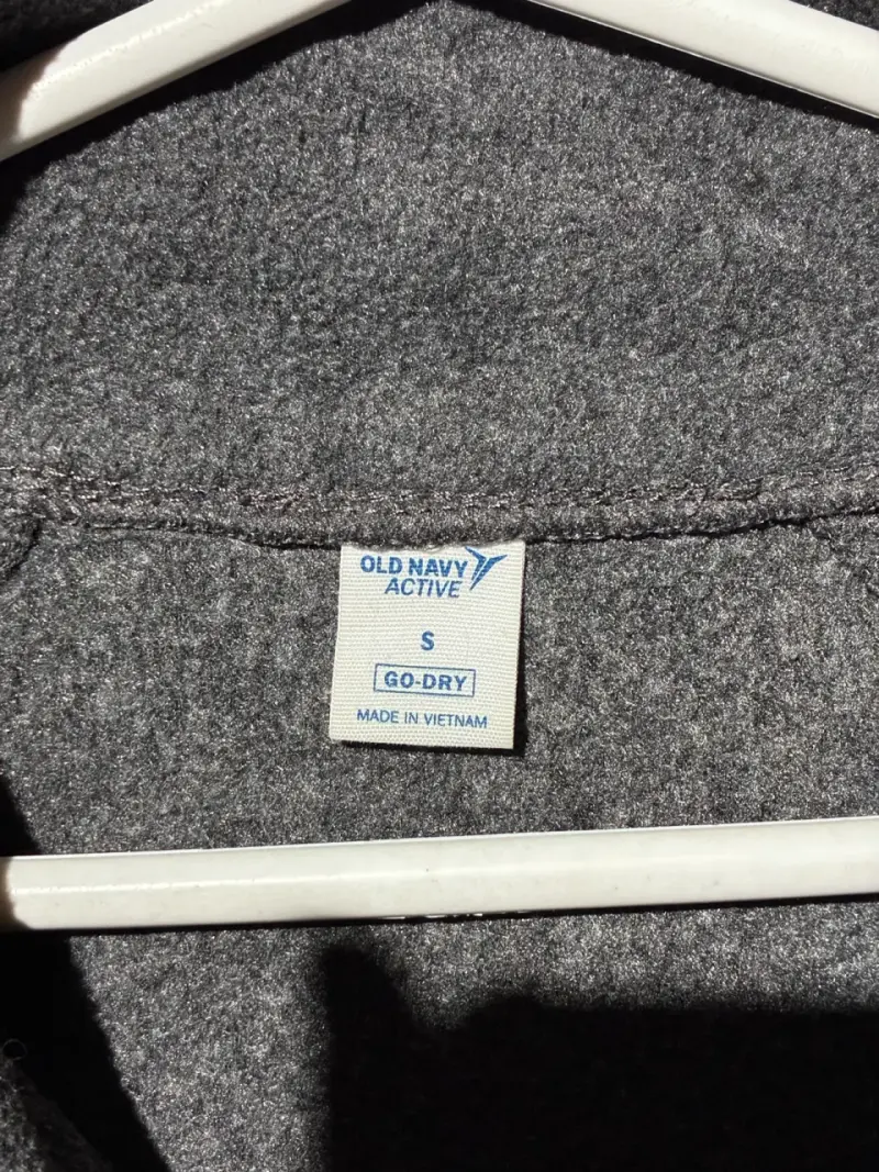 ♻️Chaqueta Polar Gris Old Navy Active Talla S - 3