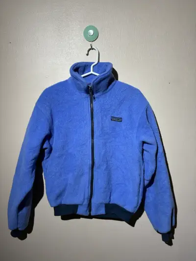 ♻️Chaqueta polar azul Patagonia para niños - miniatura 1