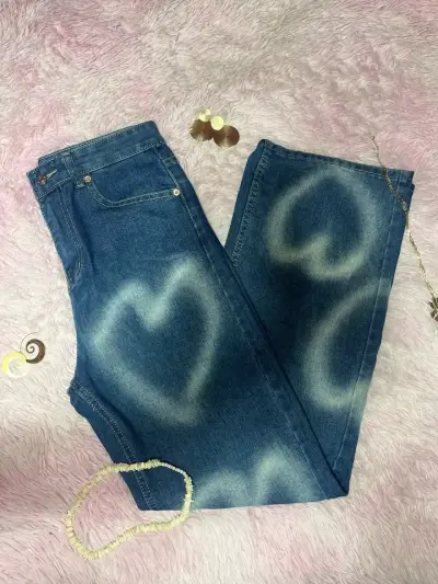 Jeans de mezclilla wide leg - miniatura 4