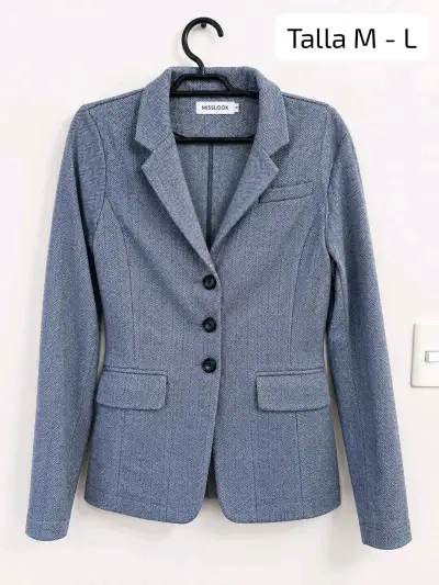 Blazer azul Misslook Mujer talla M-L - miniatura 1